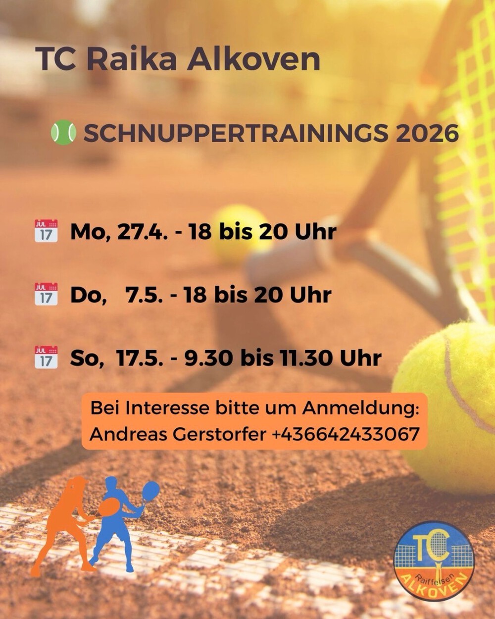 Schnuppertrainings 2026