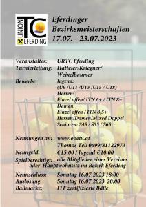 Tennis Bezirksmeisterschaft 2023